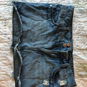 Celebrity Pink Jean skirt